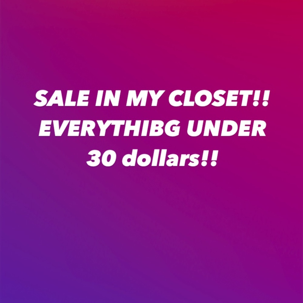 🎉🎉CYBER WEEK SALE!!!